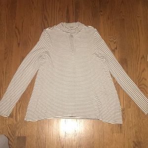 Ribbed striped shirt